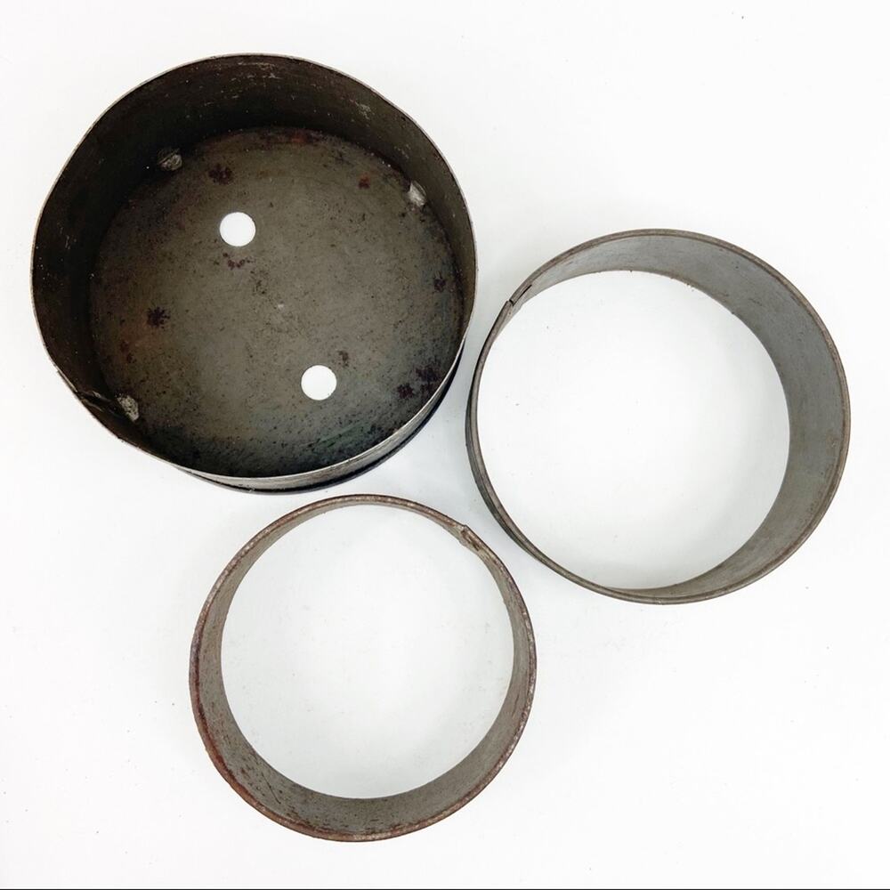 Vintage Antique Nesting Cookie Cutter Set Decor